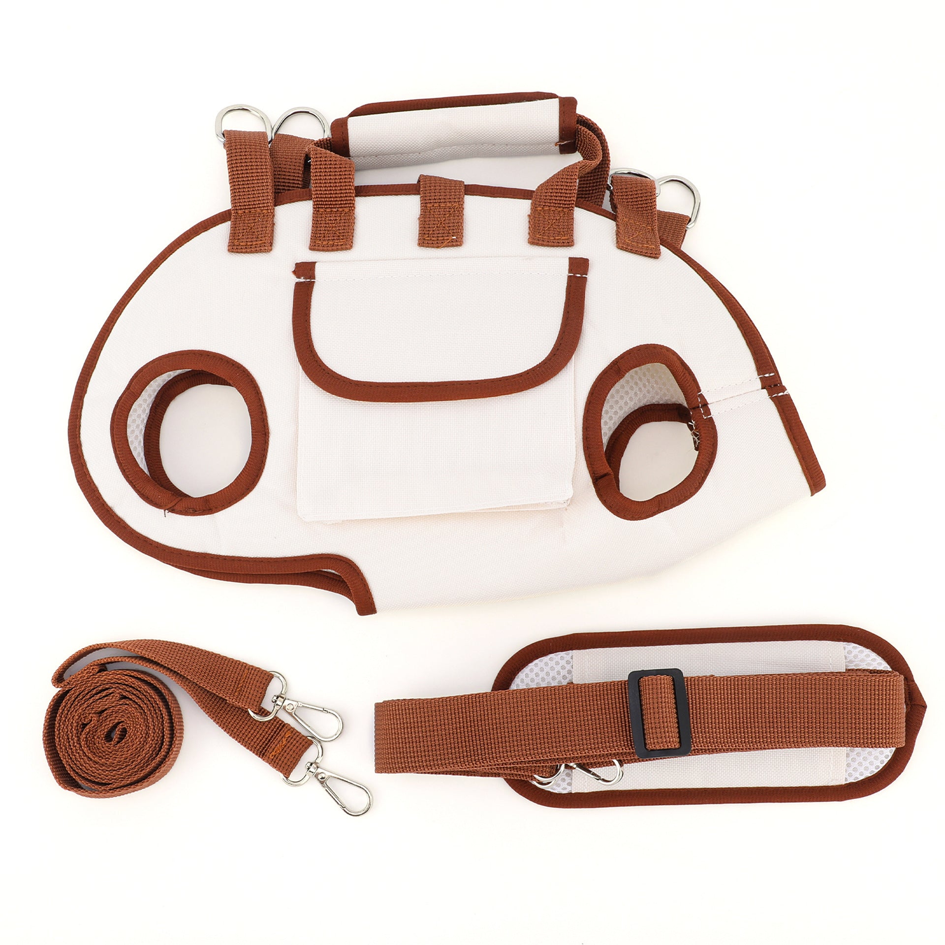 Portable Pet Backpack with Leash Set