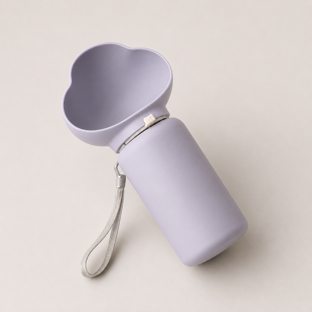 Pet Outdoor Folding Drinking Cup Silicone Dog Water Feeder