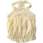 Summer Cat Gradient Strapless Dress Anti-Hair Pet Clothing for Small Cats