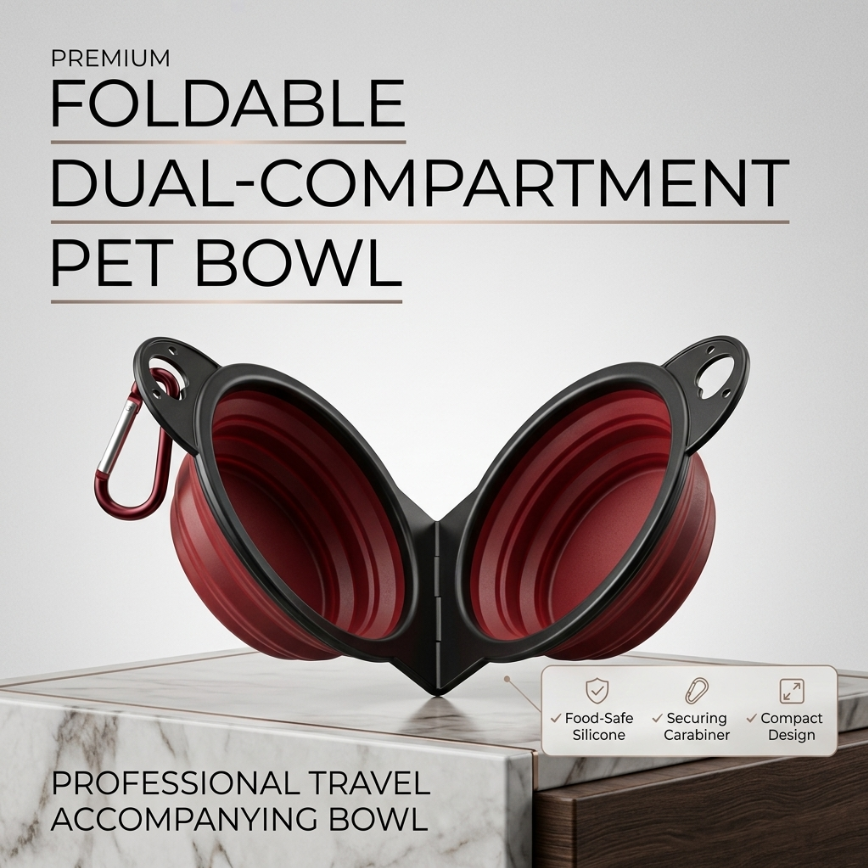 Food & Water Travel Bowl