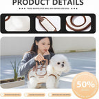 Portable Pet Backpack with Leash Set