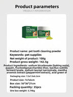 Pet Teeth Cleaning Powder for Cats and Dogs