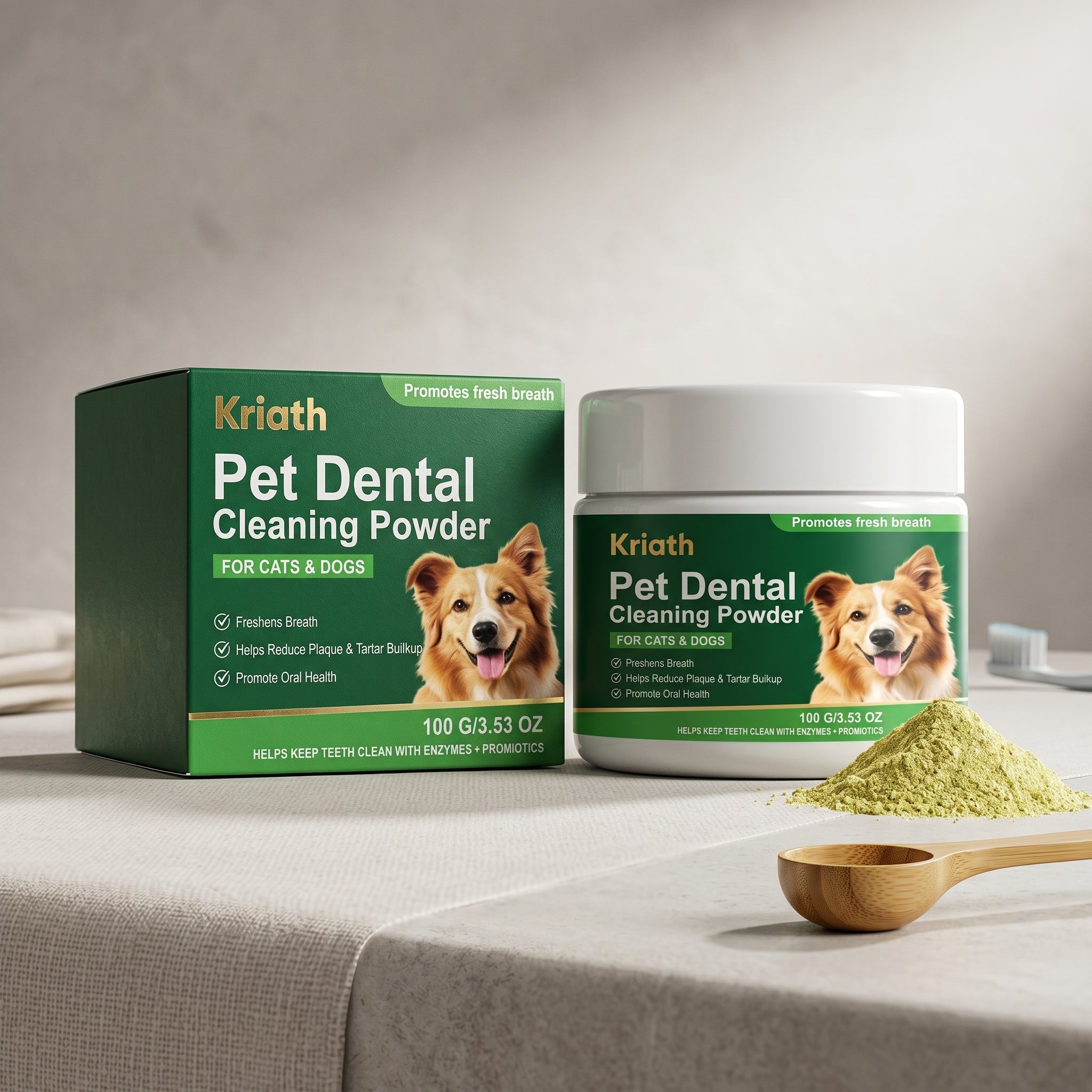 Pet Teeth Cleaning Powder for Cats and Dogs