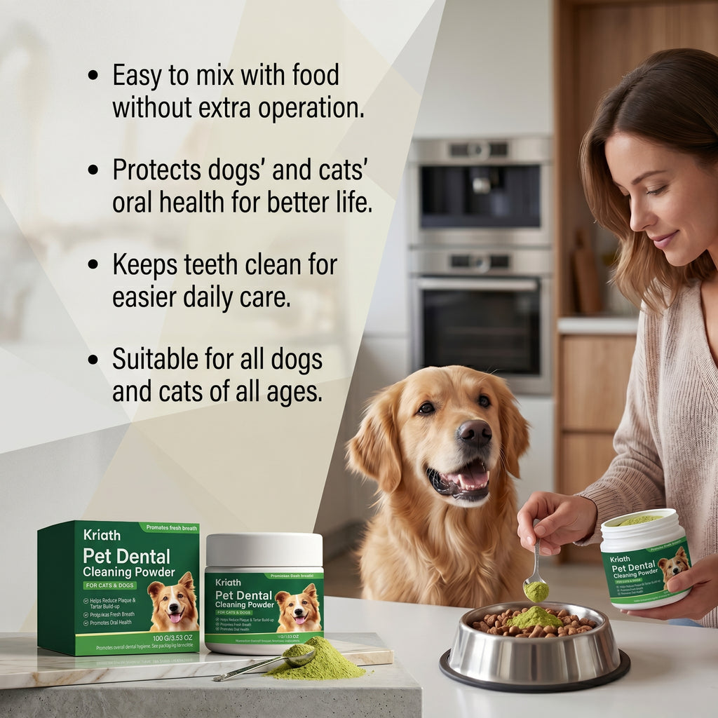Pet Teeth Cleaning Powder for Cats and Dogs
