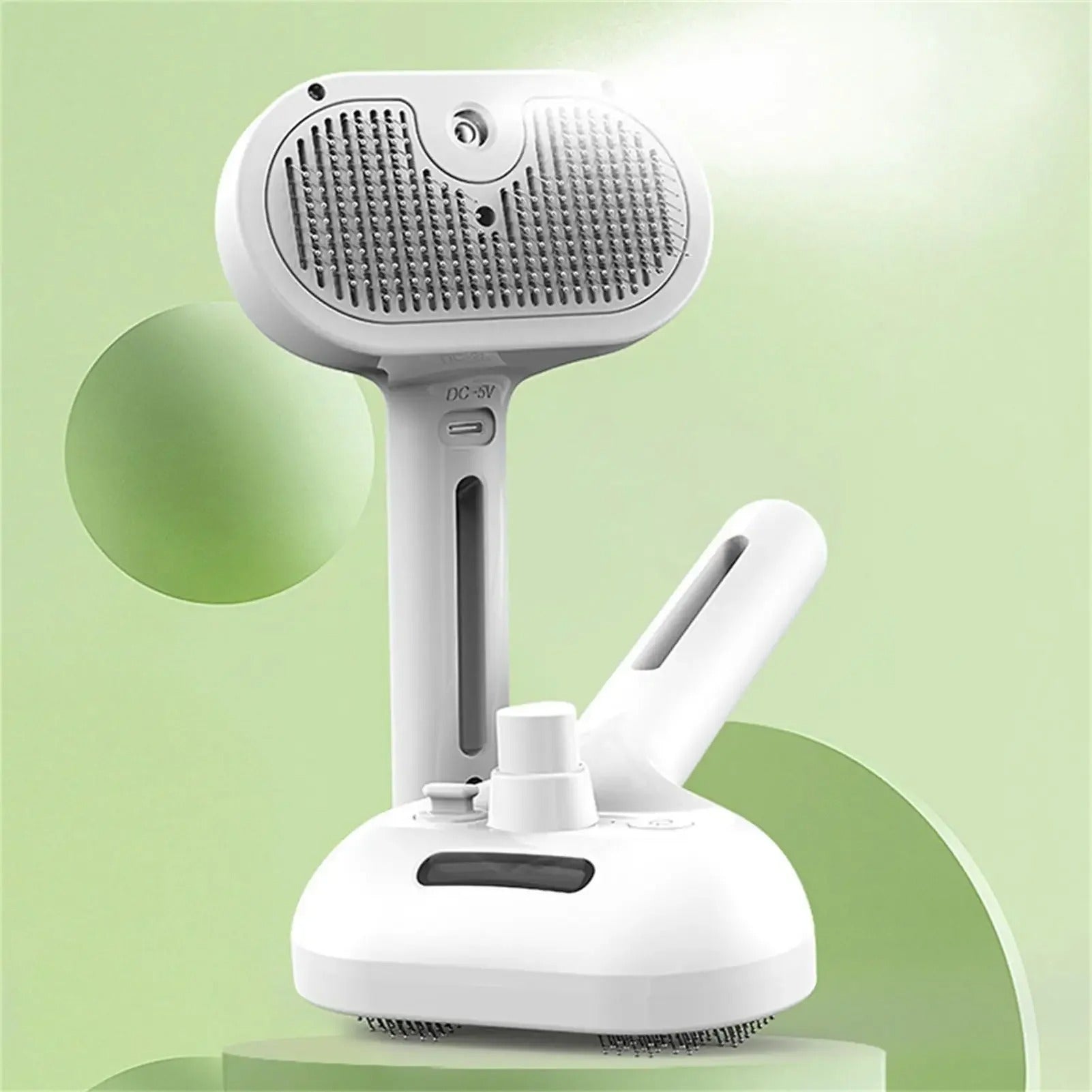 Electric Steam Pet Grooming Brush