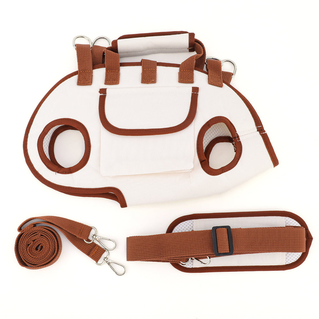 Portable Pet Backpack with Leash Set