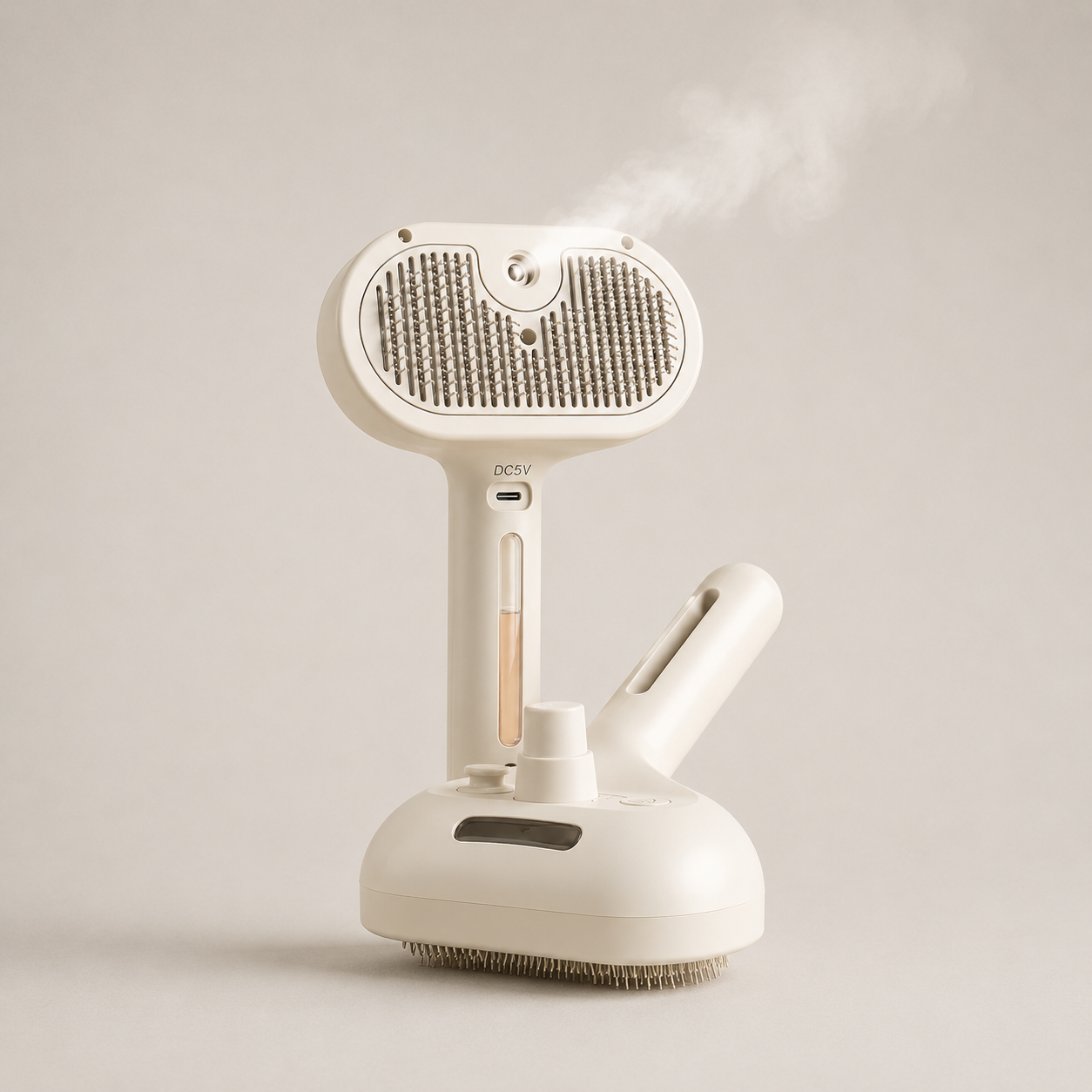 Electric Steam Pet Grooming Brush