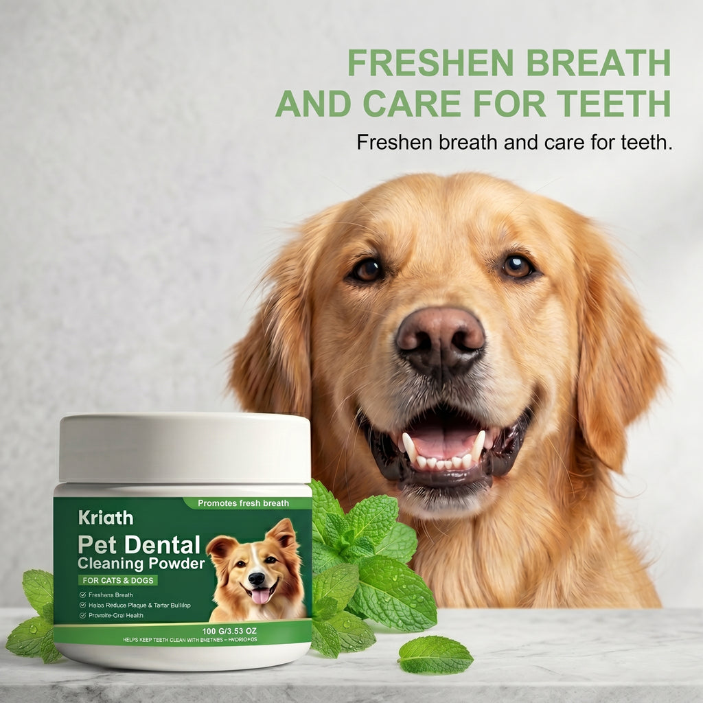 Pet Teeth Cleaning Powder for Cats and Dogs