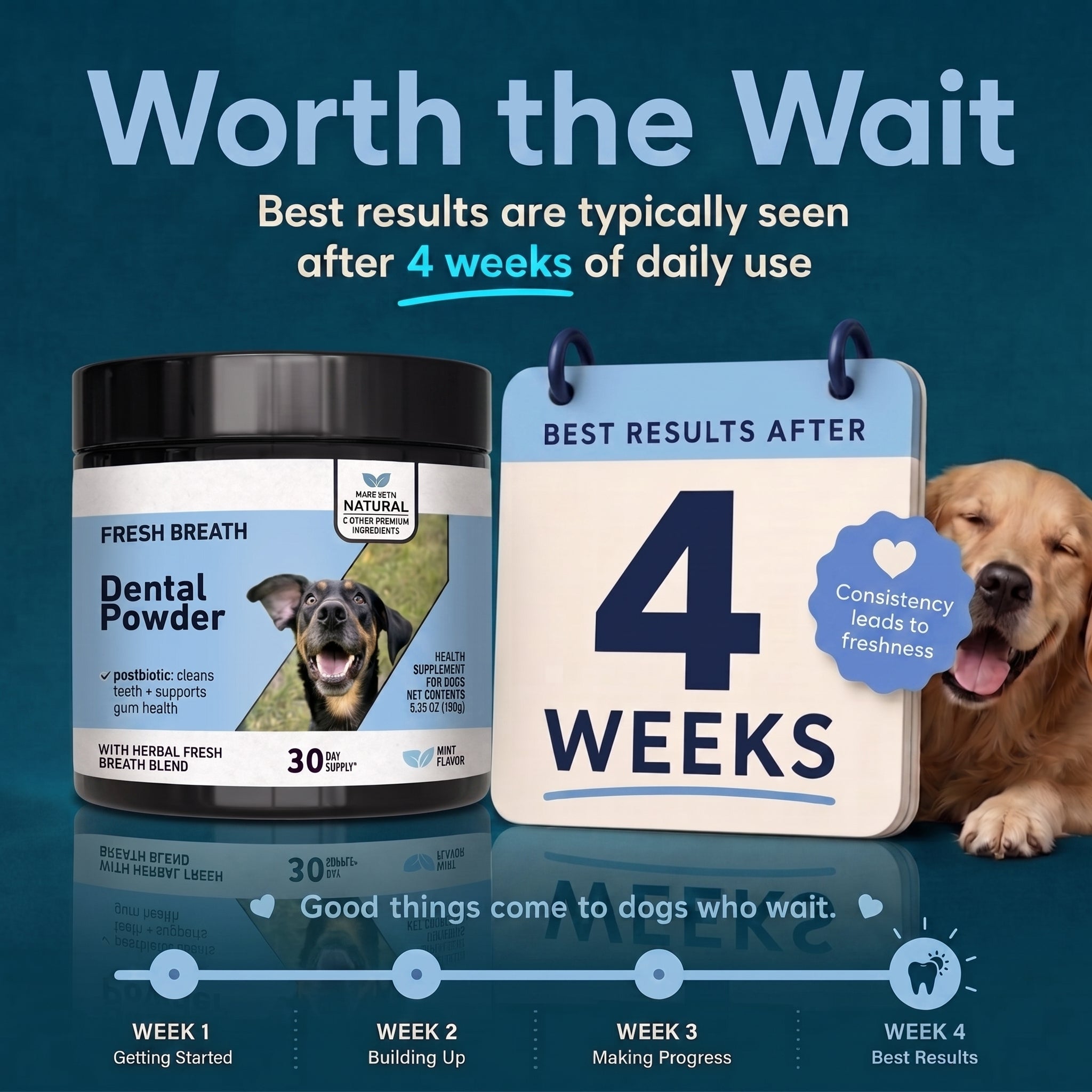 Fresh Breath Dental Powder four week routine image